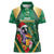 Dominica Christmas Women Polo Shirt Funny Santa Sisserou Parrot - Wonder Print Shop