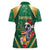 Dominica Christmas Women Polo Shirt Funny Santa Sisserou Parrot - Wonder Print Shop