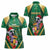 Dominica Christmas Women Polo Shirt Funny Santa Sisserou Parrot - Wonder Print Shop