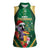 Dominica Christmas Women Sleeveless Polo Shirt Funny Santa Sisserou Parrot - Wonder Print Shop