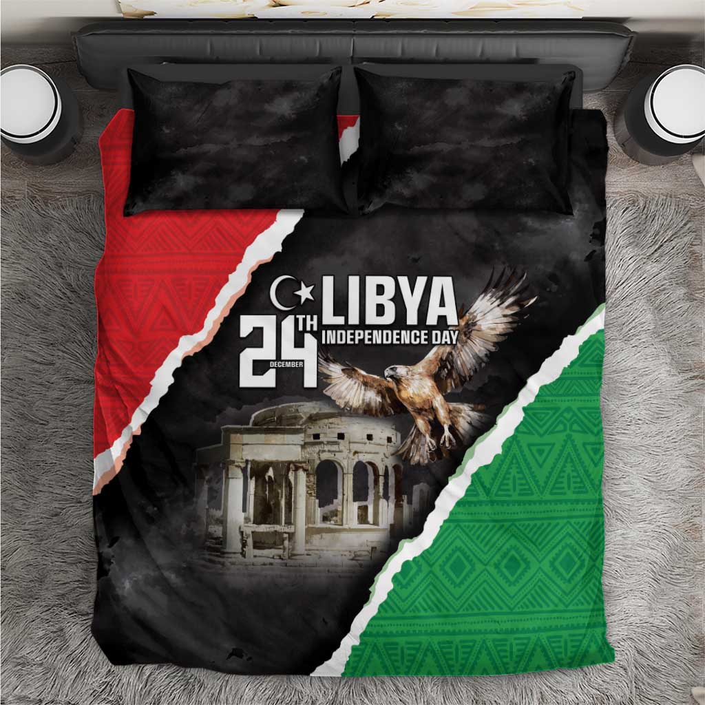 Happy Libya Independence Day Bedding Set Libya In My Heart LT05 - Wonder Print Shop