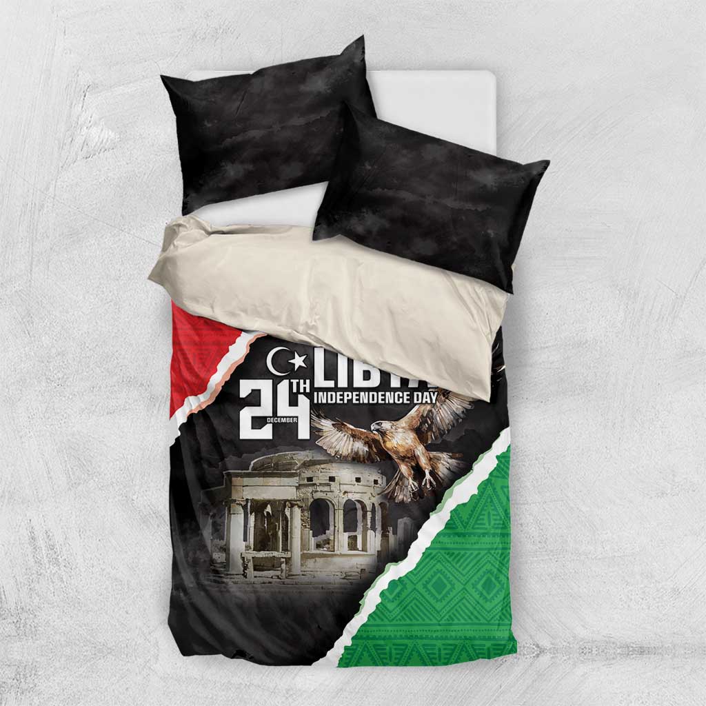 Happy Libya Independence Day Bedding Set Libya In My Heart LT05 - Wonder Print Shop