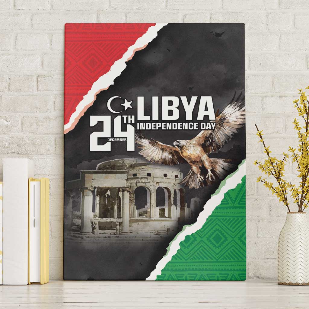 Happy Libya Independence Day Canvas Wall Art Libya In My Heart LT05 - Wonder Print Shop