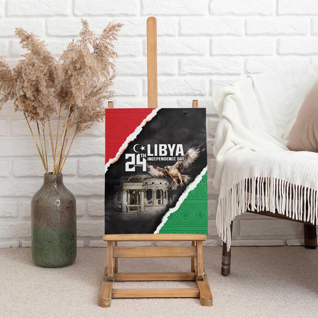 Happy Libya Independence Day Canvas Wall Art Libya In My Heart LT05 - Wonder Print Shop