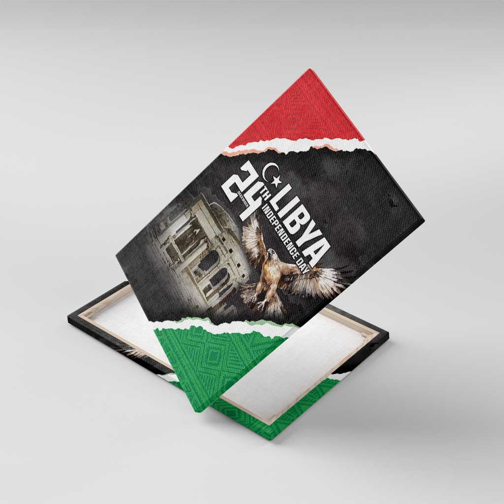 Happy Libya Independence Day Canvas Wall Art Libya In My Heart LT05 - Wonder Print Shop