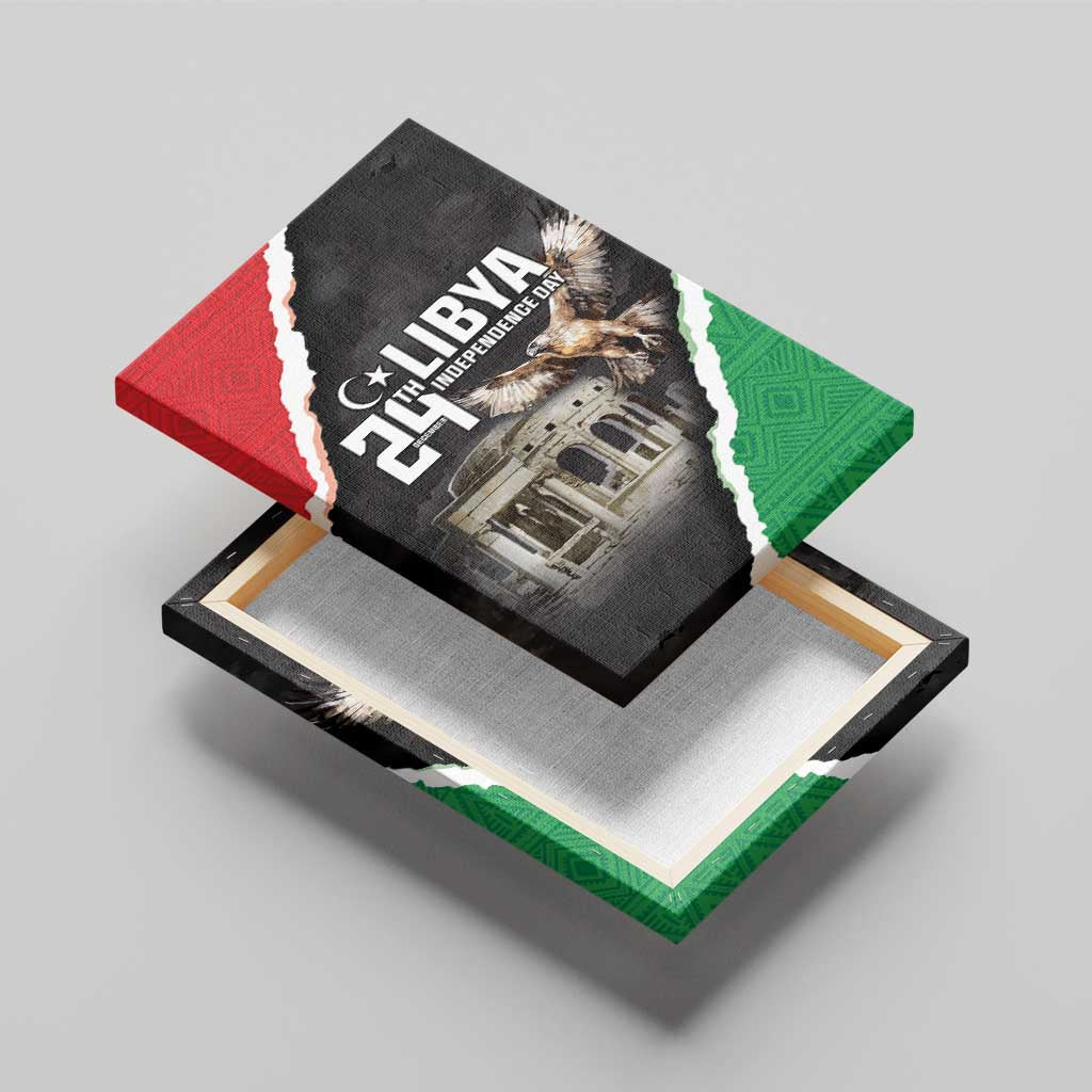 Happy Libya Independence Day Canvas Wall Art Libya In My Heart LT05 - Wonder Print Shop