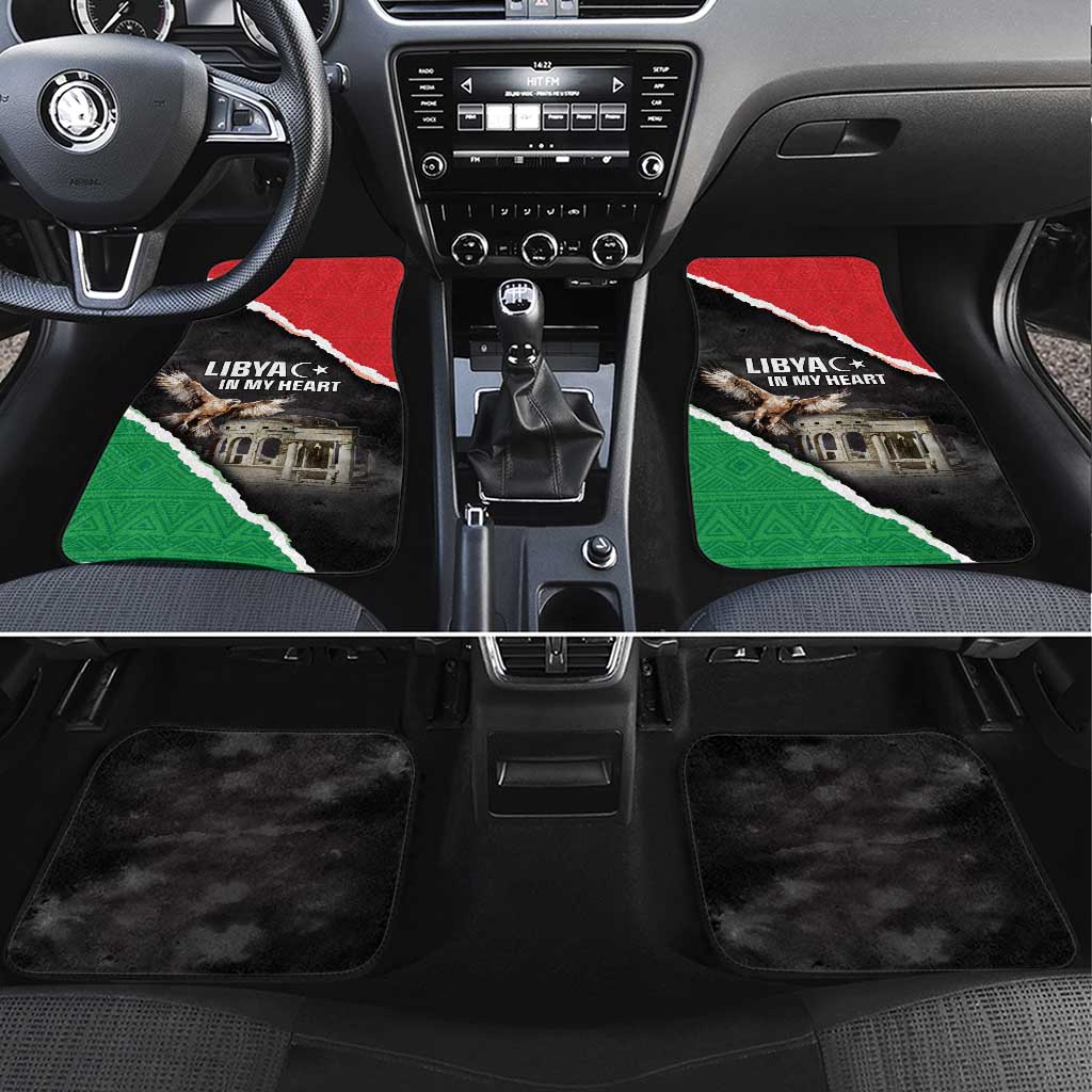 Happy Libya Independence Day Car Mats Libya In My Heart LT05 - Wonder Print Shop