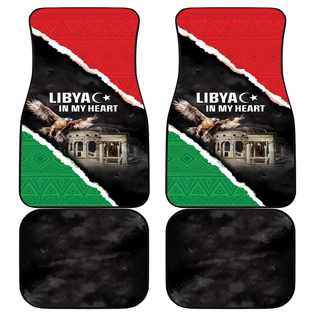 Happy Libya Independence Day Car Mats Libya In My Heart LT05 - Wonder Print Shop