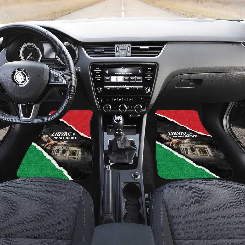 Happy Libya Independence Day Car Mats Libya In My Heart LT05 - Wonder Print Shop