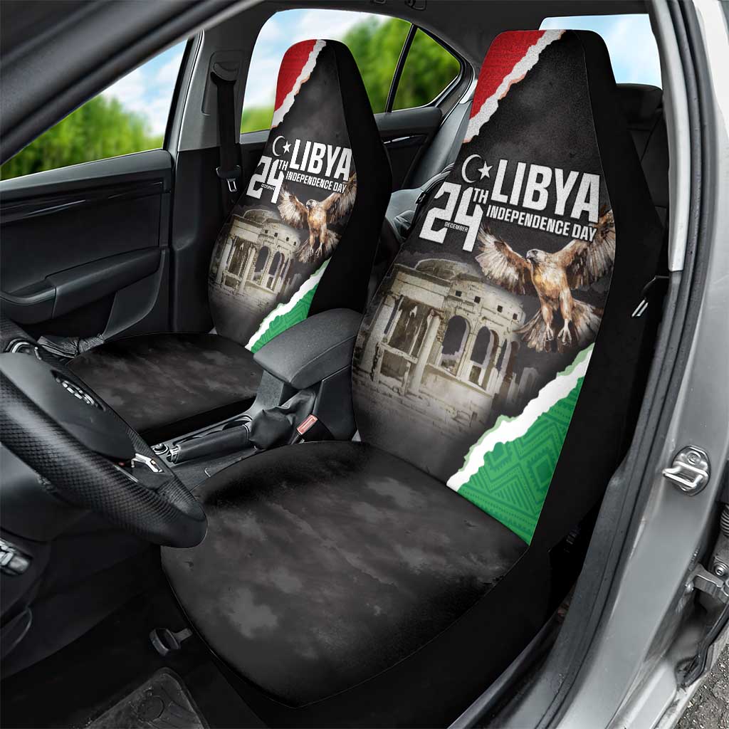 Happy Libya Independence Day Car Seat Cover Libya In My Heart LT05 - Wonder Print Shop