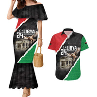 Happy Libya Independence Day Couples Matching Mermaid Dress and Hawaiian Shirt Libya In My Heart LT05 - Wonder Print Shop