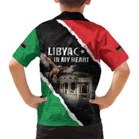Happy Libya Independence Day Family Matching Short Sleeve Bodycon Dress and Hawaiian Shirt Libya In My Heart LT05 - Wonder Print Shop