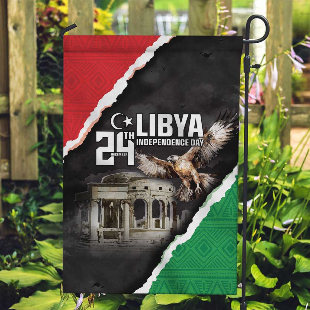 Happy Libya Independence Day Garden Flag Libya In My Heart LT05 - Wonder Print Shop