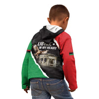 Happy Libya Independence Day Kid Hoodie Libya In My Heart LT05 - Wonder Print Shop