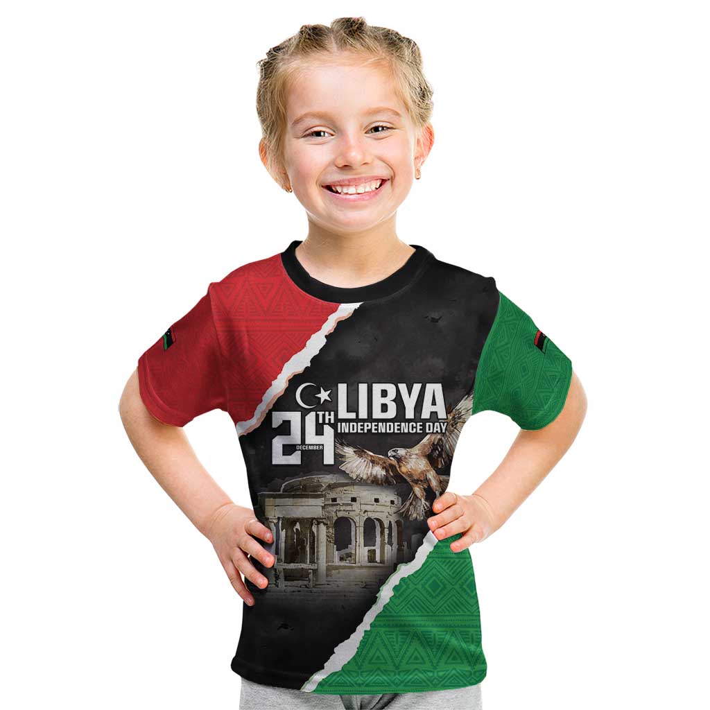 Happy Libya Independence Day Kid T Shirt Libya In My Heart LT05 - Wonder Print Shop