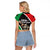 Happy Libya Independence Day Raglan Cropped T Shirt Libya In My Heart LT05 - Wonder Print Shop