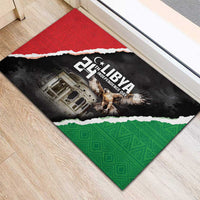 Happy Libya Independence Day Rubber Doormat Libya In My Heart LT05 - Wonder Print Shop