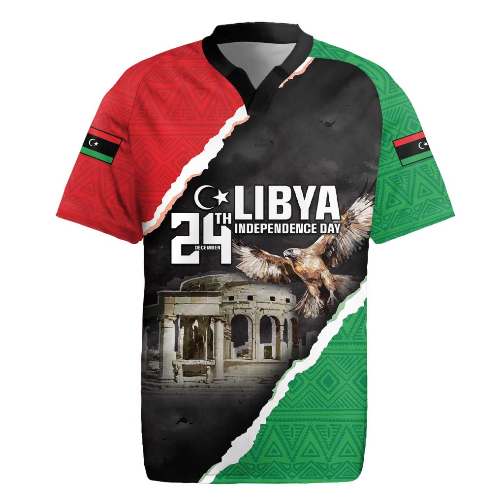 Happy Libya Independence Day Rugby Jersey Libya In My Heart LT05 - Wonder Print Shop