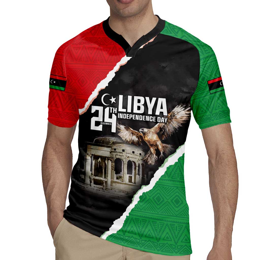 Happy Libya Independence Day Rugby Jersey Libya In My Heart LT05 - Wonder Print Shop