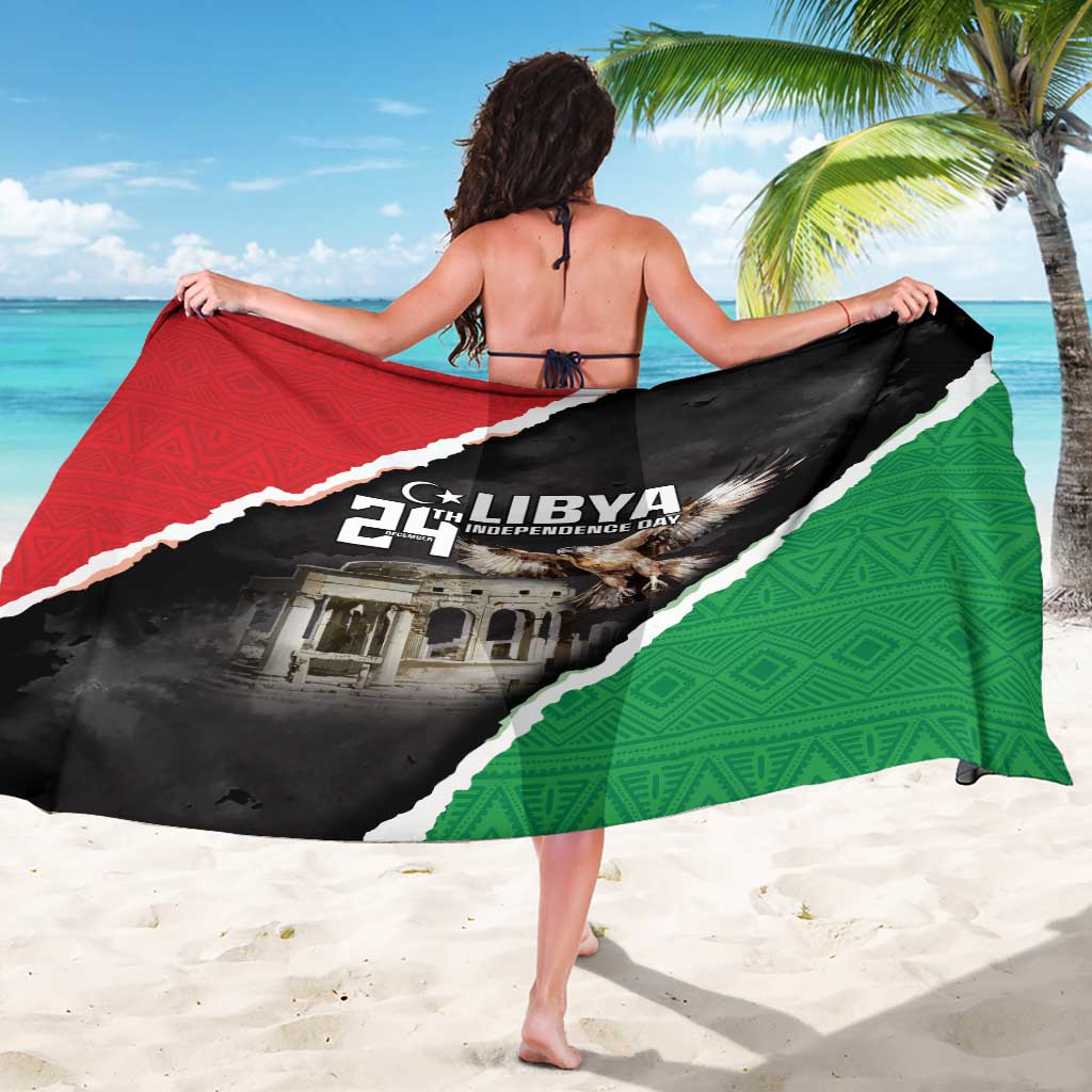 Happy Libya Independence Day Sarong Libya In My Heart LT05 - Wonder Print Shop