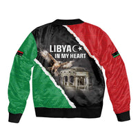 Happy Libya Independence Day Sleeve Zip Bomber Jacket Libya In My Heart LT05 - Wonder Print Shop