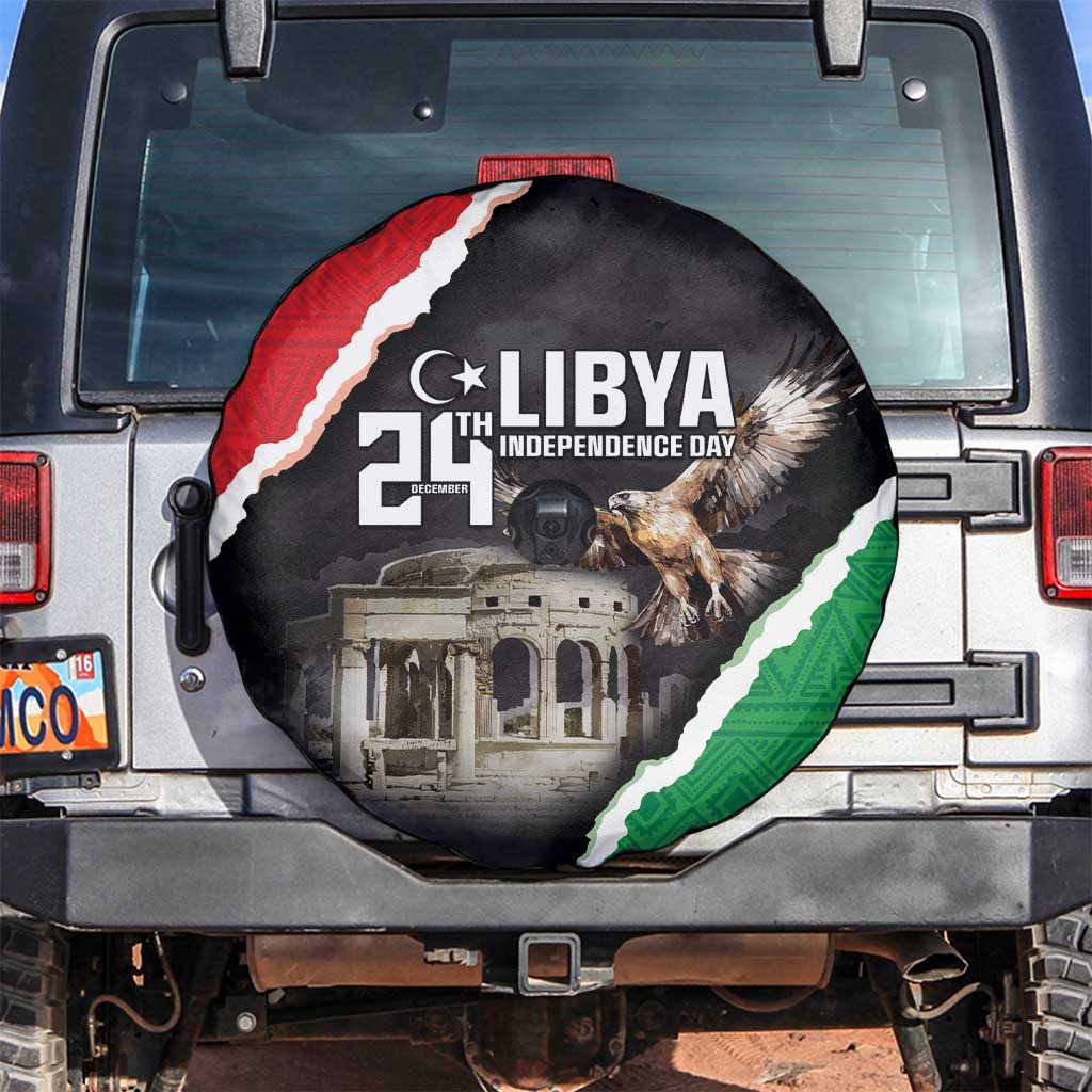 Happy Libya Independence Day Spare Tire Cover Libya In My Heart LT05 - Wonder Print Shop