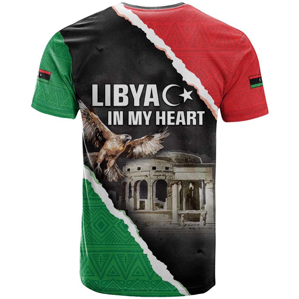 Happy Libya Independence Day T Shirt Libya In My Heart LT05 - Wonder Print Shop