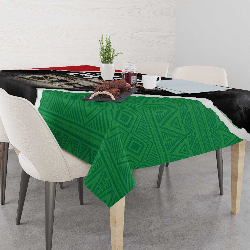 Happy Libya Independence Day Tablecloth Libya In My Heart LT05 - Wonder Print Shop