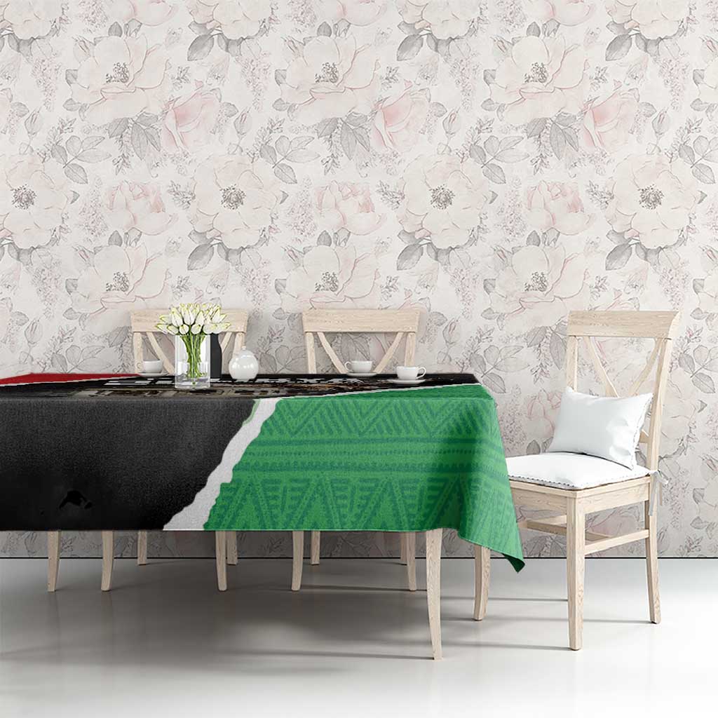 Happy Libya Independence Day Tablecloth Libya In My Heart LT05 - Wonder Print Shop