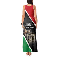 Happy Libya Independence Day Tank Maxi Dress Libya In My Heart LT05 - Wonder Print Shop