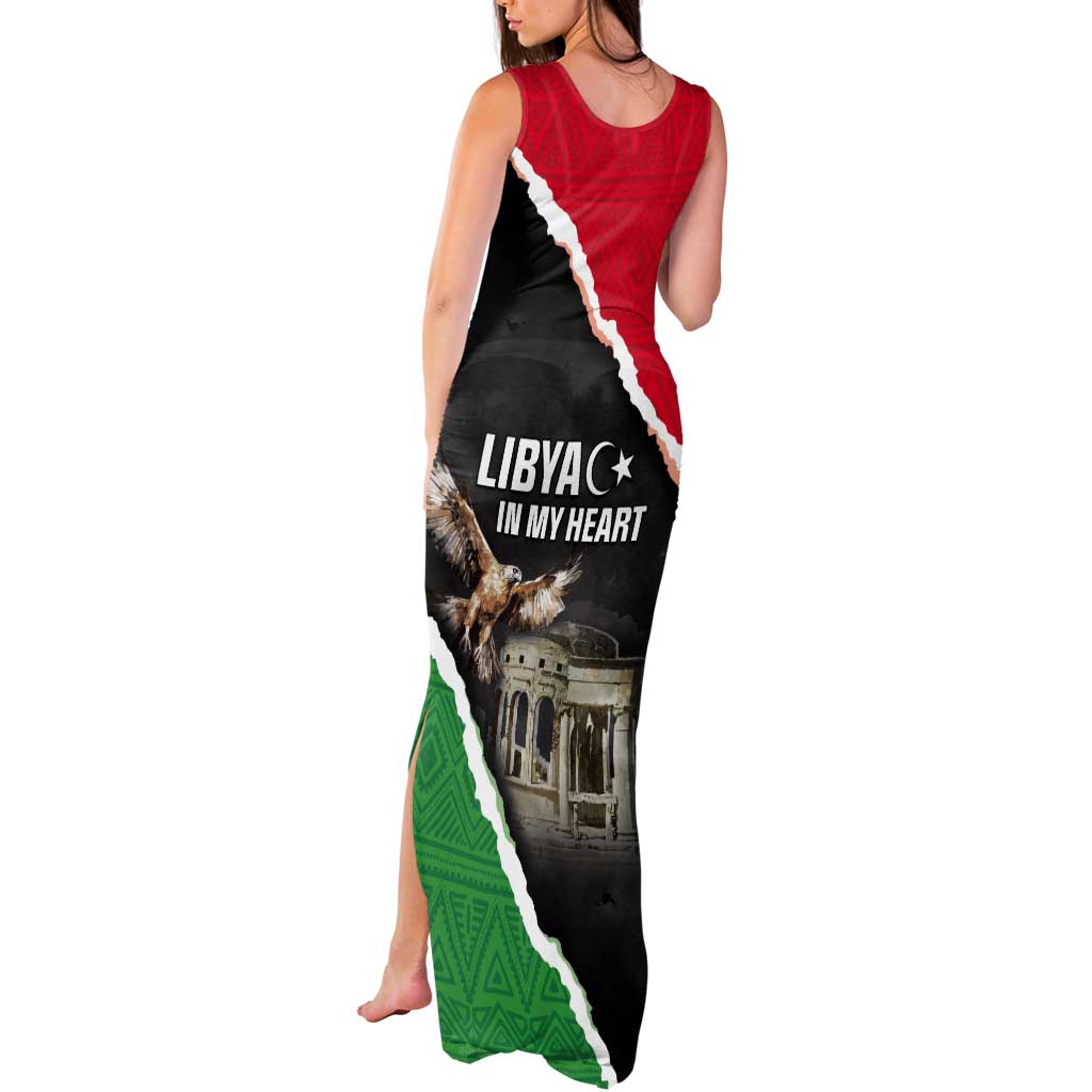 Happy Libya Independence Day Tank Maxi Dress Libya In My Heart LT05 - Wonder Print Shop