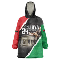 Happy Libya Independence Day Wearable Blanket Hoodie Libya In My Heart LT05 - Wonder Print Shop
