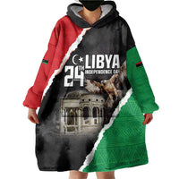 Happy Libya Independence Day Wearable Blanket Hoodie Libya In My Heart LT05 - Wonder Print Shop
