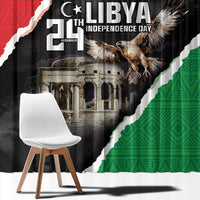Happy Libya Independence Day Window Curtain Libya In My Heart LT05 - Wonder Print Shop