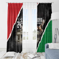 Happy Libya Independence Day Window Curtain Libya In My Heart LT05 - Wonder Print Shop