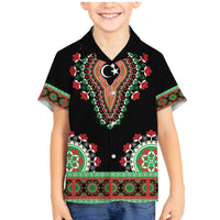 Libya Barbary Lion Family Matching Mermaid Dress and Hawaiian Shirt Dashiki Simple Style LT05 - Wonder Print Shop