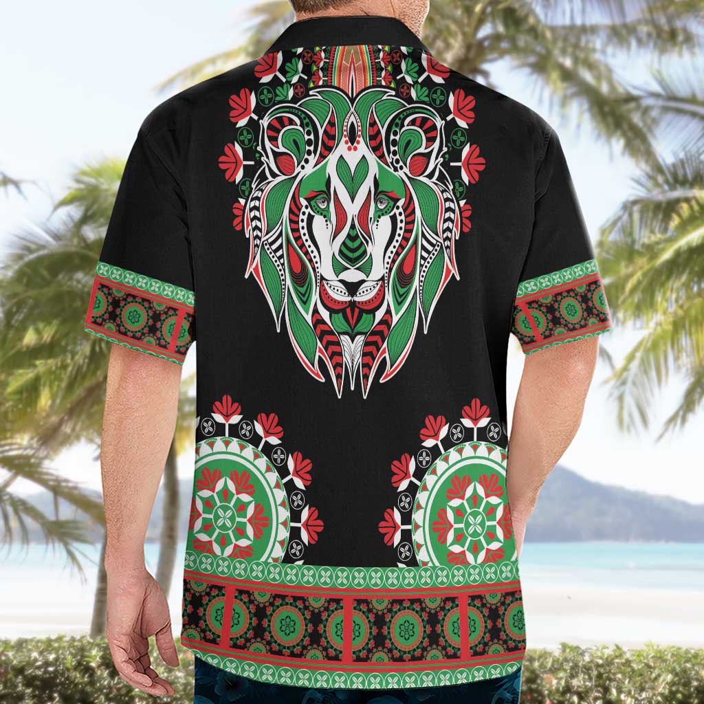 Libya Barbary Lion Hawaiian Shirt Dashiki Simple Style LT05 - Wonder Print Shop