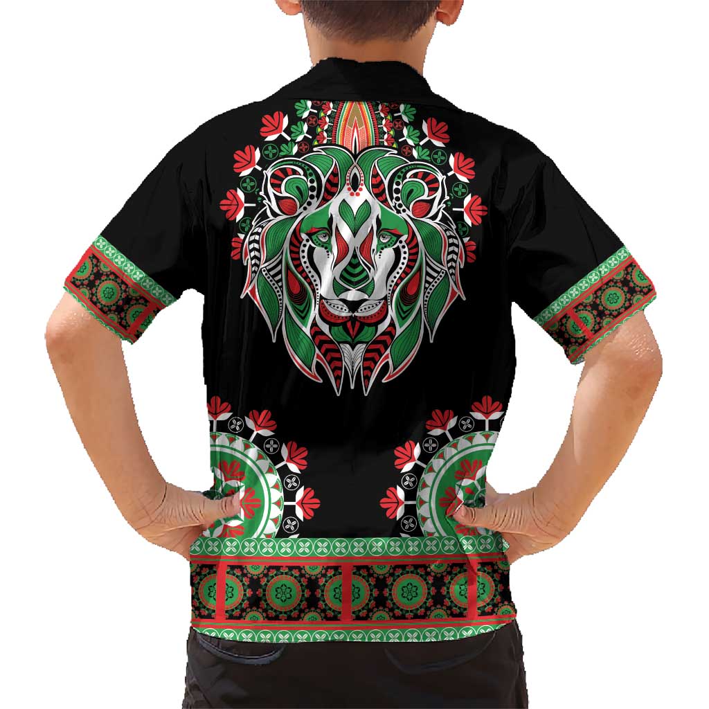 Libya Barbary Lion Hawaiian Shirt Dashiki Simple Style LT05 - Wonder Print Shop