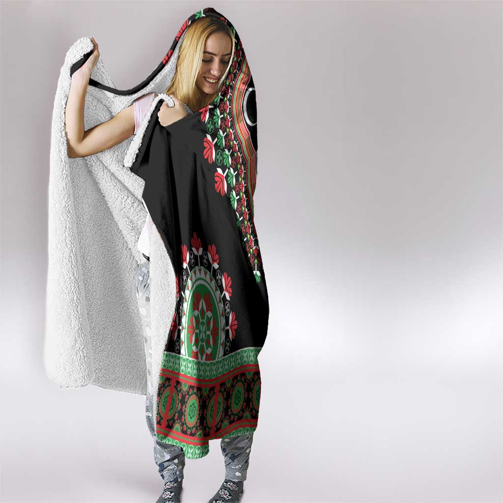 Libya Barbary Lion Hooded Blanket Dashiki Simple Style