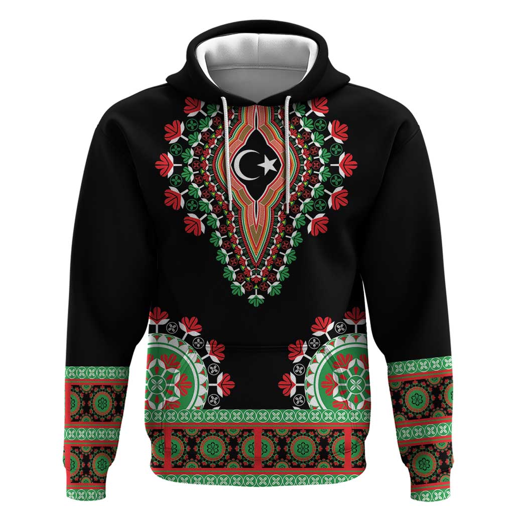 Libya Barbary Lion Hoodie Dashiki Simple Style LT05 - Wonder Print Shop