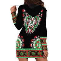 Libya Barbary Lion Hoodie Dress Dashiki Simple Style LT05 - Wonder Print Shop