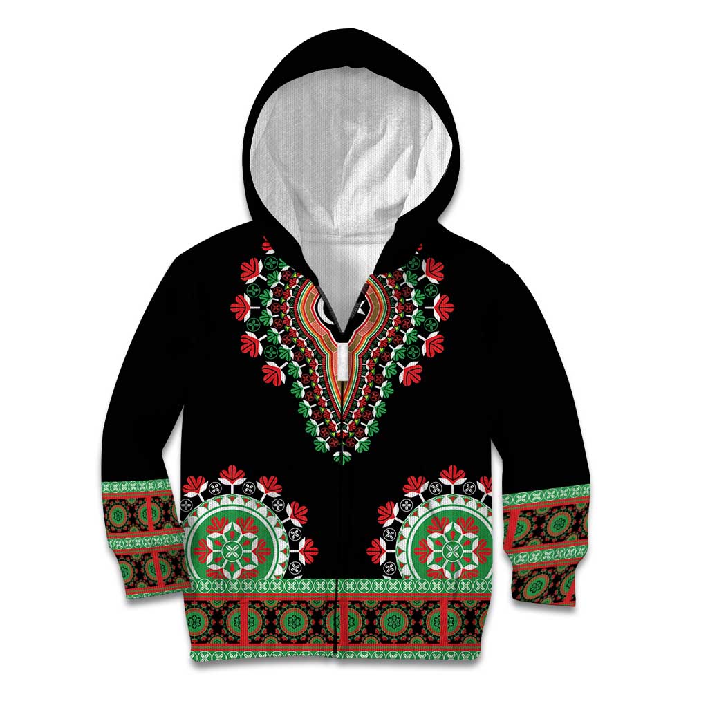 Libya Barbary Lion Kid Hoodie Dashiki Simple Style LT05 - Wonder Print Shop