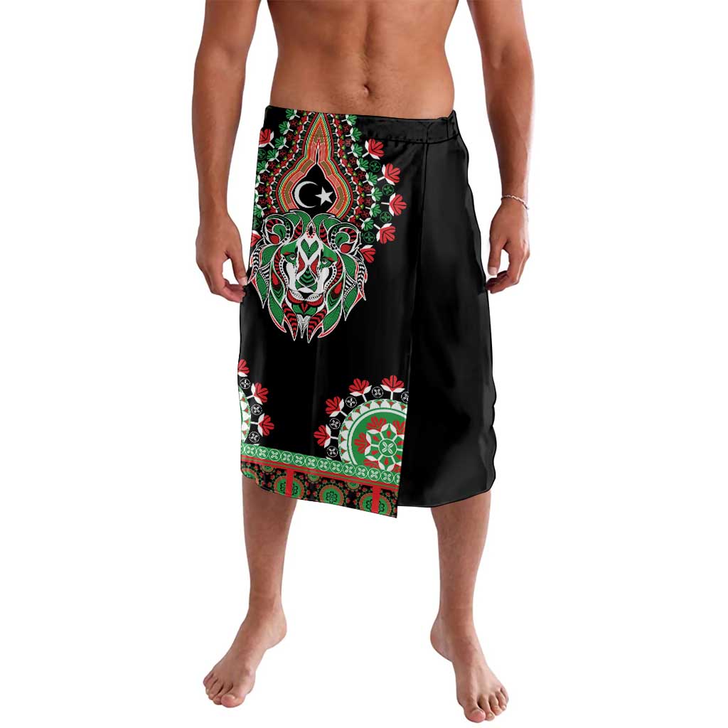 Libya Barbary Lion Lavalava Dashiki Simple Style LT05 - Wonder Print Shop