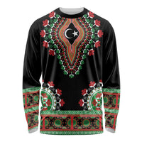 Libya Barbary Lion Long Sleeve Shirt Dashiki Simple Style LT05 - Wonder Print Shop