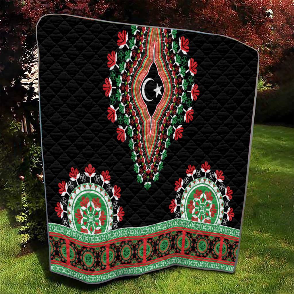 Libya Barbary Lion Quilt Dashiki Simple Style LT05 - Wonder Print Shop
