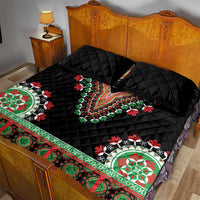 Libya Barbary Lion Quilt Bed Set Dashiki Simple Style LT05 - Wonder Print Shop