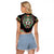 Libya Barbary Lion Raglan Cropped T Shirt Dashiki Simple Style LT05 - Wonder Print Shop