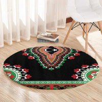 Libya Barbary Lion Round Carpet Dashiki Simple Style