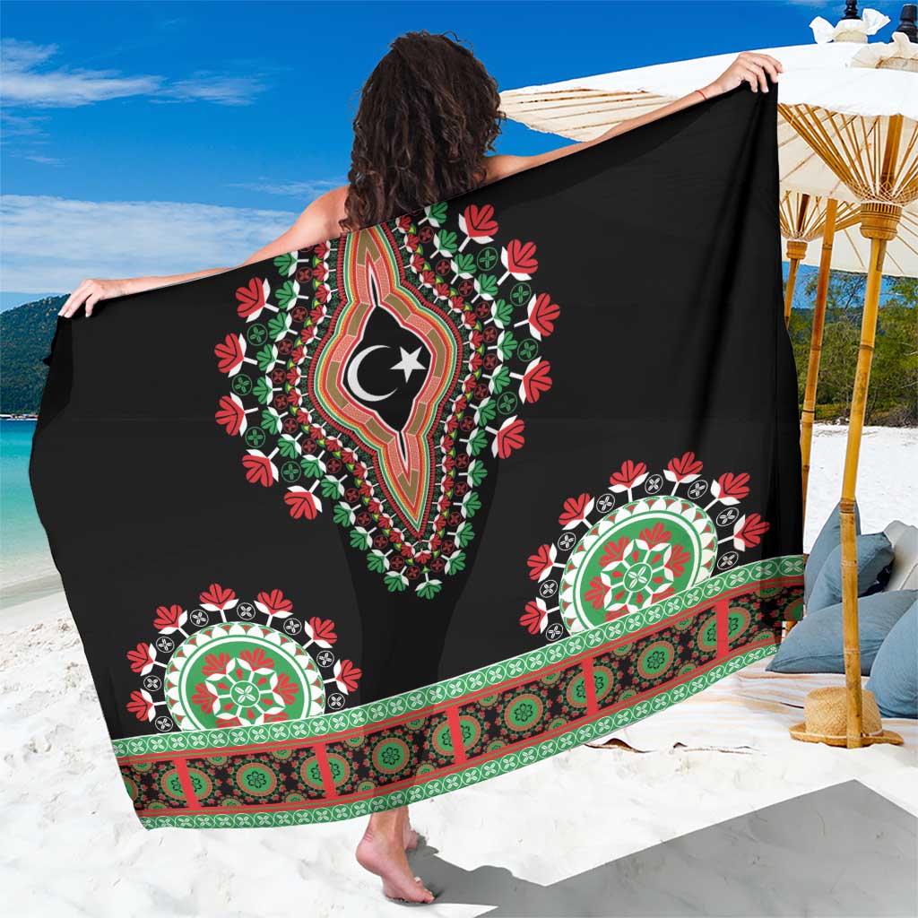 Libya Barbary Lion Sarong Dashiki Simple Style LT05 - Wonder Print Shop