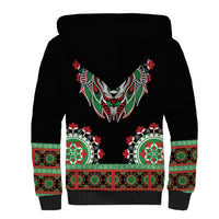 Libya Barbary Lion Sherpa Hoodie Dashiki Simple Style LT05 - Wonder Print Shop